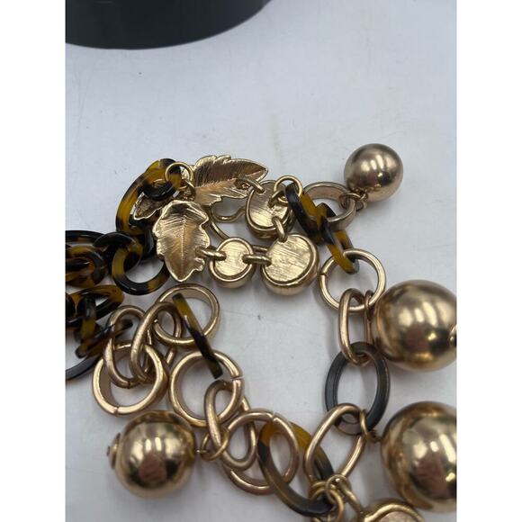 J. Crew Gold and Brown Statement Necklace - Picture 11 of 14